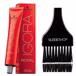 Schwarzkopf Professional Igora Royal Permanent Hair Color (with Sleek Tint Brush) (6-88-Dark Extra Red Blonde)