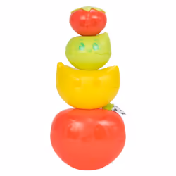 Stack and Nest Fruit Pals, Stacking Toy, Newborn Baby Toy, Sensory Toy for Babies with Colours and Sounds, Development Toy fo ...