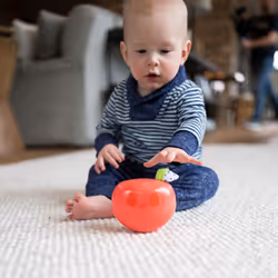 Stack and Nest Fruit Pals, Stacking Toy, Newborn Baby Toy, Sensory Toy for Babies with Colours and Sounds, Development Toy for Boys and Girls Aged 12