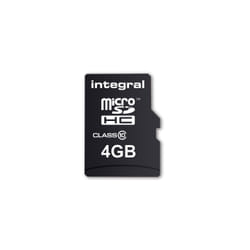 Integral 4GB MICRO SDHC MLC FLASH CL10 20 MB/S + ADAPTER