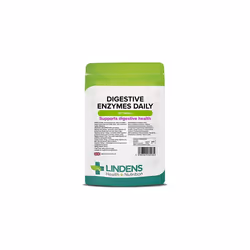 Lindens Digestive Enzymes Daily Tablets - 90 Pack - Contains Betaine Hcl, Papain, Amylase & Lipase to Promote Better Digestio ...