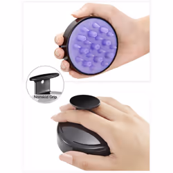 HEETA Hair Scalp Massager Brush  Updated Hair Shampoo Brush  Wet & Dry Scalp Exfoliator with Soft Silicone Bristles  Head Massager Washing Hair Care T
