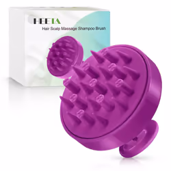 HEETA Hair Scalp Massager Updated Wet and Dry Hair Shampoo Brush Scalp Massage Brush with Soft Silicone Brush Head Massager ...