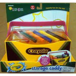 Crayola Bathtub Storage Caddy and Crayons