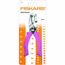 Fiskars Hand Punch - 1/4" Large Heart