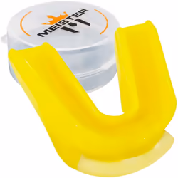Meister Moldable Double Mouthguard w/Case - Yellow