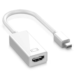 Thunderbolt to HDMI Adapter, TOPELEK 1080P Mini Displayport to HDMI Adapter, Mini DP to HDMI, Audio Video Converter for Apple Macbook Pro/Air,...