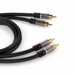 KabelDirekt 797698090559 audio cable 10 m 2 x RCA Black