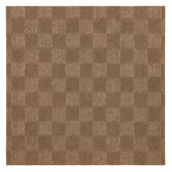 Mohawk Home 24"""" x 24"""" Indoor/Outdoor 0.25"""" Pile Height  Peel and Stick Carpet Tile  Brown Polyester  (15 Tiles) (60 sqft/Box)