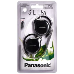 Panasonic- Rp-hs46e-k Slim Clip On Earphone - Black