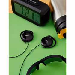 Panasonic- Rp-hs46e-k Slim Clip On Earphone - Black