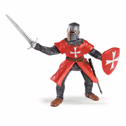 Papo -Hand-Painted - Figurine -Medieval-Fantasy -Knight of Malta -3992