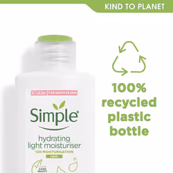 Simple Kind to Skin Moisturiser Hydrating Light 125ml