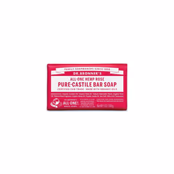 Dr. Bronner's Rose Bar Soap Made with Organic Ingredients 140 g