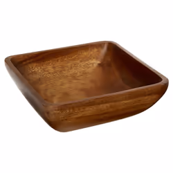 Housewares Large Dark Brown Wooden Fruit Bowl Salad Bowl Serving Bowl Large Bowl Bamboo Fruit Bowl Salad Bowl & Servers 8 cm ...