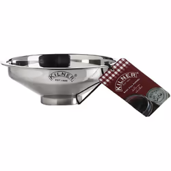 Kilner Stainless Steel Easy Fill Jam Jar Funnel, Silver, 14 x 14 x 5 cm