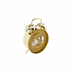 Acctim CK0030 Large-Bell Alarm Clock - Brass, 16.5 x 12 x 5.5 cm