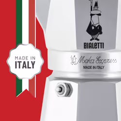 Bialetti Moka Express Aluminium Stovetop Coffee Maker (1 Cup)