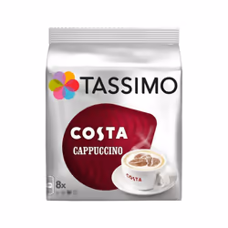 TASSIMO Costa Cappuccino x 3 Packs, (Total 48 Discs - 24 Servings)
