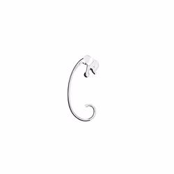 Alessi Jumbo FGO05 Design Elephant Shaped Purse Hook Stainless Steel, Mirror Polished