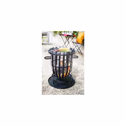 Vancouver Black Firebasket,45x45x56cm