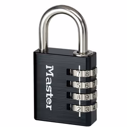 Master Lock - Black 40mm 4 Digit Combination Padlock