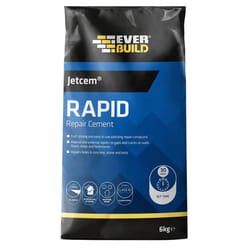 â Jetcem Rapid Set Cement â Internal And External Use â Ideal For Repairing Cement â Easy Mix Formula â Fast-Setting â Grey â 6kg Bag