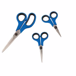 75552 5-Piece Soft-Grip Household Scissors Set,Blue