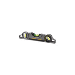 FATMAX XTREME Torpedo Level Heavy Duty Aluminium Body and Magnetic Base Including 3 Reversible Vials 0-43-609, Grey/White, 25cm