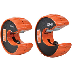 Bahco BAH306PACK Pipe Cutters, Orange, 15mm & 22mm