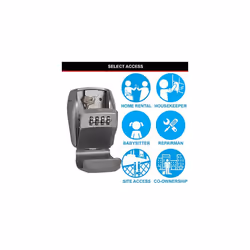MASTER LOCK Certified Key Safe [Reinforced Security] [CNPP Certification] [Weatherproof - Outdoor] [Wall Mounted] - 5415EURD - Key Lock Box