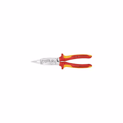 Pliers for Electrical Installation chromeplated insulated with multicomponent grips VDEtested 200 mm 13 86 200
