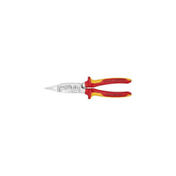 Pliers for Electrical Installation chromeplated insulated with multicomponent grips VDEtested 200 mm 13 86 200
