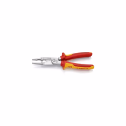 Pliers for Electrical Installation chromeplated insulated with multicomponent grips VDEtested 200 mm 13 86 200