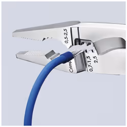 Pliers for Electrical Installation chromeplated insulated with multicomponent grips VDEtested 200 mm 13 86 200
