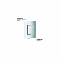 38732000 | Skate Cosmopolitan WC Wall Plate,Chrome