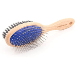 Heritage Wood Handle Double Sided Brush Large