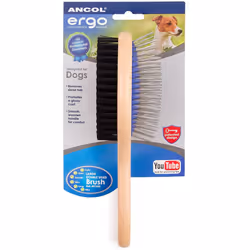 Heritage Wood Handle Double Sided Brush Large