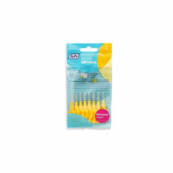 TePe Interdental Brushes 0.7 mm Yellow  4 Packets of 8 (32 Brushes) by Tepe