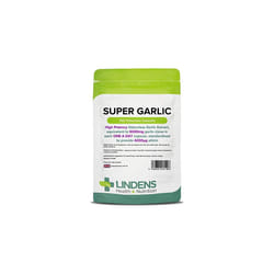 Super Garlic Odourless Capsules 365 Pack High Strength 6000mg 4200mcg Allicin Contributes to Normal Muscle Function Heart Health and Immune