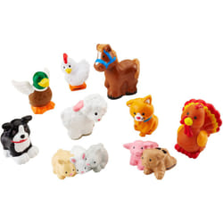 Fisher-Price Little People Farm Animal Friends with Baby Bunnies & Pig