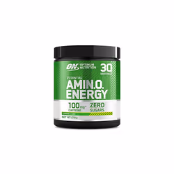 Amino Energy Pre Workout Powder Energy Drink with Beta Alanine Vitamin C Caffeine and Amino Acids Lemon Lime 30 Servings 270 ...