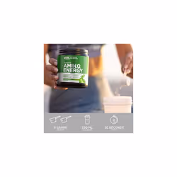 Amino Energy Pre Workout Powder Energy Drink with Beta Alanine Vitamin C Caffeine and Amino Acids Lemon Lime 30 Servings 270 g Packaging May Vary