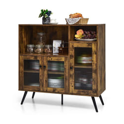 Industrial Sideboard Cabinet Kitchen Cupboard with Adjustable Shelves