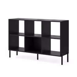 Wooden Storage Bookcase 6 Cube Open Bookshelf Home Office Display Cabinet Rack