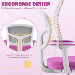 Children's Computer Desk Chair Study Chairs Kid's Office Task Chair