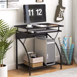 70cm Wooden Computer Desk Writing Workstation PC Laptop Table for Small Spaces