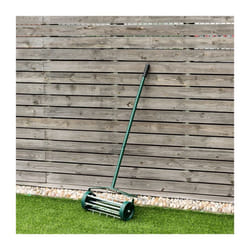 Garden Lawn Aerator Roller Rolling Push Tine Spike Soil Lawn Aerator