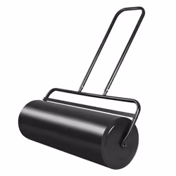 48L Steel Garden Lawn Roller Water Sand Filled Outdoor Grass Roller w/Drain Plug