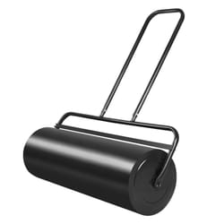 48L Steel Garden Lawn Roller Water Sand Filled Outdoor Grass Roller w/Drain Plug